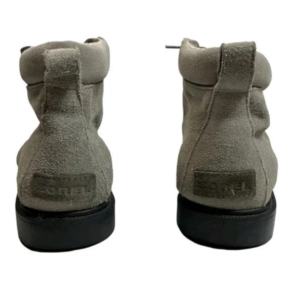 Sorel Madison Gray Suede Boots 5 - Picture 3 of 12